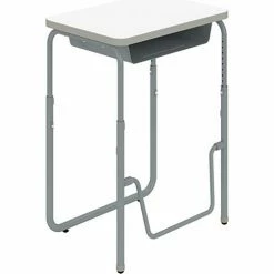 Safco® AlphaBetter 2.0 Height Adjustable Desk, Book Box, Pendulum Bar 29"-43"H, Dry Erase -Outlet Desks & Workstations Store SAC 1224DE 1