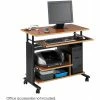 Safco® Products 1927CY Muv™ Mini Tower Adjustable Height Workstation - Cherry