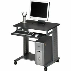 Safco® Products Eastwinds Empire Mobile PC Station, Anthracite 5 Safco® Products Eastwinds Empire Mobile PC Station, Anthracite -Outlet Desks & Workstations Store SAC 945ANT