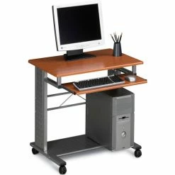 Safco® Products Eastwinds Empire Mobile PC Station, Medium Cherry -Outlet Desks & Workstations Store SAC 945MEC