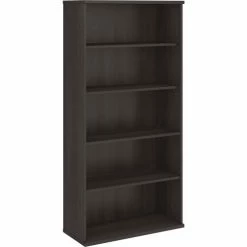 Bush Business Furniture Bush Furniture 5-Shelf Bookcase - Storm Gray - Studio C Series