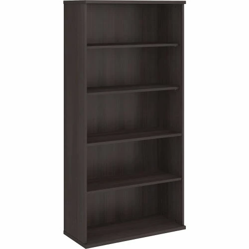 Bush Business Furniture Bush Furniture 5-Shelf Bookcase - Storm Gray - Studio C Series 1 Bush Business Furniture Bush Furniture 5-Shelf Bookcase - Storm Gray - Studio C Series