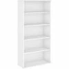 Bush Business Furniture Bush Furniture 5-Shelf Bookcase - White - Studio C Series