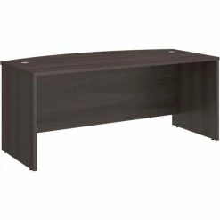 Bush Business Furniture Bush Furniture 72" Bow Front Desk - Storm Gray - Studio C Series