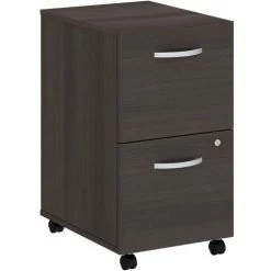 Bush Business Furniture Bush Furniture 2-Drawer Mobile File Cabinet - Storm Gray - Studio C Series