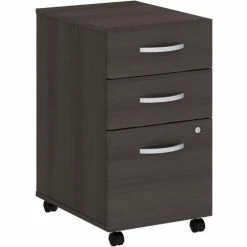 Bush Business Furniture Bush Furniture 3-Drawer Mobile File Cabinet - Storm Gray - Studio C Series