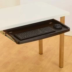 Kensington® 60004 Under Desk Comfort Keyboard Drawer with SmartFit® System, Black -Outlet Desks & Workstations Store SPR KMW60004