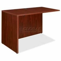 Lorell® Return Shell - 42"W x 24"D x 29-1/2"H, Mahogany - Essentials Series