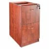 Lorell® Pedestal - 16"W x 22"D x 28-1/4"H - Cherry - Essentials Series