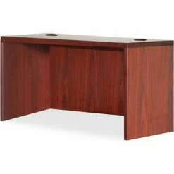 Lorell® Rectangular Desk Shell - 48"W x 30"D x 29-1/2" - Mahogany - Essentials Series 25 Lorell® Rectangular Desk Shell - 48"W x 30"D x 29-1/2" - Mahogany - Essentials Series -Outlet Desks & Workstations Store SPR LLR69902