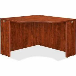 Lorell® Corner Desk - 42"W x 24"D x 29-1/2"H - Cherry - Essentials Series -Outlet Desks & Workstations Store SPR LLR69919