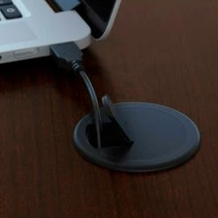 Bush Business Furniture Bush Furniture 60"W Right Hand 3 Position Sit-Stand L-Desk - Mocha Cherry - Series C -Outlet Desks & Workstations Store SRC128MRSU 04