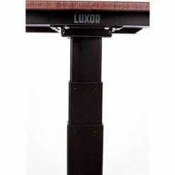 Luxor 60" Electic Stand Up Desk - 3-Stage Dual-Motor - Dark Walnut Top with Black Frame -Outlet Desks & Workstations Store STANDE 60 BKDW 05
