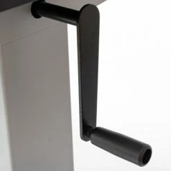 Luxor Standing Desk - Crank Adjustable Height - 47-1/4"L x 29-1/2"W - Walnut -Outlet Desks & Workstations Store STANDUP CF48 DW 06