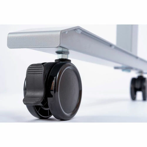 Luxor Standing Desk - Crank Adjustable Height - 59"L x 29-1/2"W - Walnut 5 Luxor Standing Desk - Crank Adjustable Height - 59"L x 29-1/2"W - Walnut - Image 5