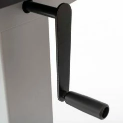 Luxor Standing Desk - Crank Adjustable Height - 59"L x 29-1/2"W - Walnut 20 Luxor Standing Desk - Crank Adjustable Height - 59"L x 29-1/2"W - Walnut -Outlet Desks & Workstations Store STANDUP CF60 DW 06