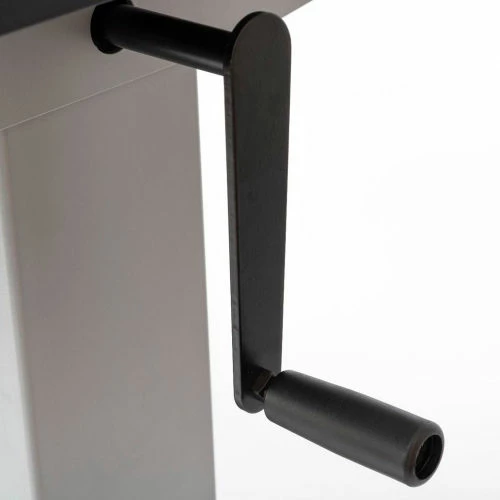 Luxor Standing Desk - Crank Adjustable Height - 59"L x 29-1/2"W - Walnut 6 Luxor Standing Desk - Crank Adjustable Height - 59"L x 29-1/2"W - Walnut - Image 6