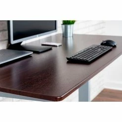 Luxor Standing Desk - Crank Adjustable Height - 59"L x 29-1/2"W - Walnut 28 Luxor Standing Desk - Crank Adjustable Height - 59"L x 29-1/2"W - Walnut -Outlet Desks & Workstations Store STANDUP CF60 DW 14