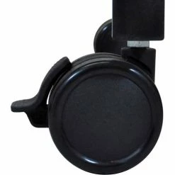 Luxor Stand Up Desk - Crank Adjustable Height - 23-5/8"L x 39-3/8"W - Black Top w/ White Frame -Outlet Desks & Workstations Store STANDUP SC40 WB 011