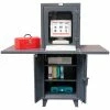 StrongHold Strong Hold Industrial Computer Workstation with Welded Desk Top 26"W x 24"D x 72"H
