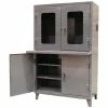 StrongHold Strong Hold Clear View Computer Cabinet with Welded Shelf 48"W x 24"D x 78"H