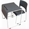 Luxor Lightweight Stackable Student Desk and Chair