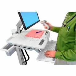 Ergotron® SV42-6201-1 StyleView® Medical Cart with LCD Arm, SLA Powered -Outlet Desks & Workstations Store SV42 6201 1 5