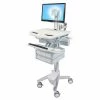 Ergotron® SV43-1360-0 StyleView® Medical Cart with LCD Pivot, 6 Drawers