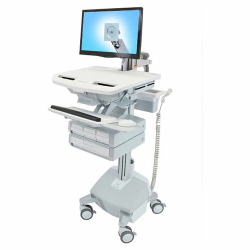 Ergotron® SV44-1242-1 StyleView® Medical Cart with LCD Arm, LiFe Powered, 4 Drawers 1 Ergotron® SV44-1242-1 StyleView® Medical Cart with LCD Arm, LiFe Powered, 4 Drawers