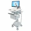 Ergotron® SV44-1262-1 StyleView® Medical Cart with LCD Arm, LiFe Powered, 6 Drawers