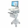 Ergotron® SV44-1341-1 StyleView® Medical Cart with LCD Pivot, SLA Powered, 4 Drawers