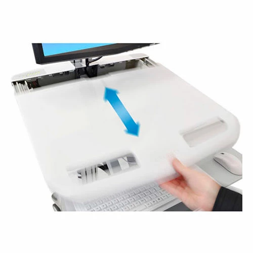 Ergotron® SV44-1341-1 StyleView® Medical Cart with LCD Pivot, SLA Powered, 4 Drawers 4 Ergotron® SV44-1341-1 StyleView® Medical Cart with LCD Pivot, SLA Powered, 4 Drawers - Image 4