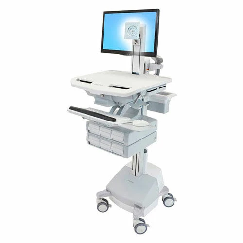 Ergotron® SV44-1361-1 StyleView® Medical Cart with LCD Pivot, SLA Powered, 6 Drawers 1 Ergotron® SV44-1361-1 StyleView® Medical Cart with LCD Pivot, SLA Powered, 6 Drawers