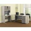 Bush Business Furniture Bush Furniture Wood Office Desk - 36" - Pewter