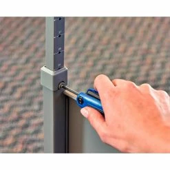 Luxor Student Sit-Stand Desk - Manual Height Adjustment - Gray -Outlet Desks & Workstations Store Student M 001