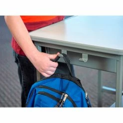 Luxor Student Sit-Stand Desk - Manual Height Adjustment - Gray -Outlet Desks & Workstations Store Student M 002