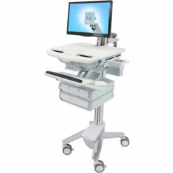Ergotron® SV43-1240-0 StyleView® Medical Cart with LCD Arm, 4 Drawers 11 Ergotron® SV43-1240-0 StyleView® Medical Cart with LCD Arm, 4 Drawers -Outlet Desks & Workstations Store TEH 11596538