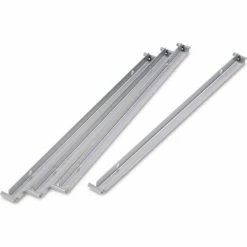 Alera HPLSRAIL Two Row Hangrails for 30" or 36" Files, Aluminum