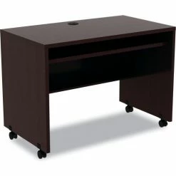 Alera&#174 Valencia Series Mobile Desk, 41-3/8"W x 23-5/8"D x 30"H, Espresso