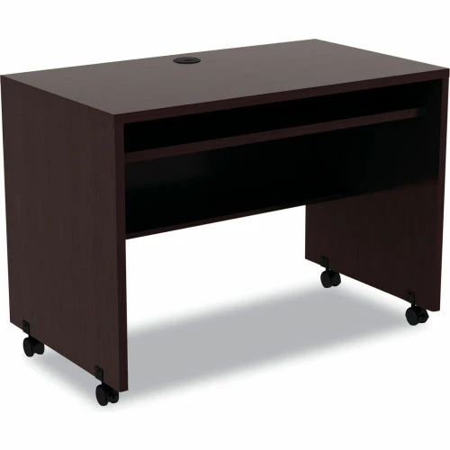 Alera® Valencia Series Mobile Desk, 41-3/8"W x 23-5/8"D x 30"H, Espresso 1 Alera® Valencia Series Mobile Desk, 41-3/8"W x 23-5/8"D x 30"H, Espresso