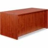 Alera Desk Shell with Straight Front - 65"Wx29-1/2"Dx29-1/2"H - Med Cherry - Valencia Series