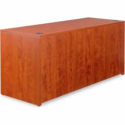 Alera Credenza Shell for Valencia Series - 65"W x 23-3/5"D x 29-1/2"H - Medium Cherry