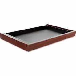Alera Center Drawer for Valencia Series - 24-1/2"W x 15"D x 2"H - Mahogany
