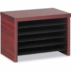 Alera Under Counter File Organizer Shelf for Valencia Series - 15-3/4"W x 10"D x 11"H - Mahogany