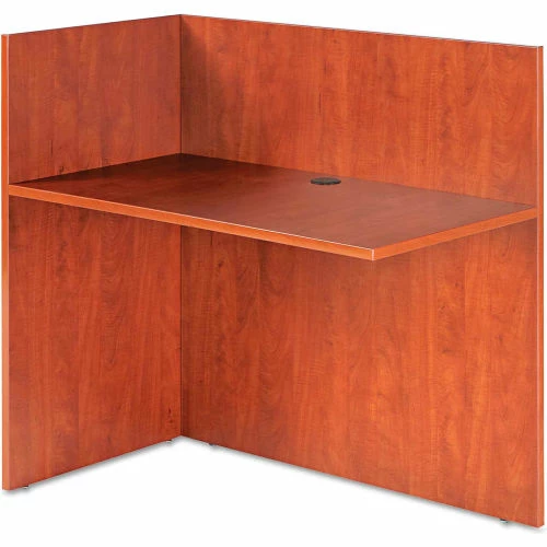 Alera Reversible Reception Return - 44"W x 23-5/8"D x 41-1/2"H - Medium Cherry - Valencia Series 4 Alera Reversible Reception Return - 44"W x 23-5/8"D x 41-1/2"H - Medium Cherry - Valencia Series - Image 4