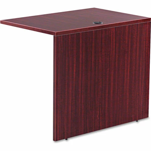 Alera Reversible Return/Bridge - 35"W x 23-5/8"D - Mahogany - Valencia Series 1 Alera Reversible Return/Bridge - 35"W x 23-5/8"D - Mahogany - Valencia Series