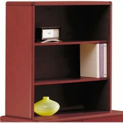 HON&#174 10700 Series Bookcase Hutch Two-Shelf, 32-5/8"W x 14-5/8"D x 37-1/8"H, Mahogany