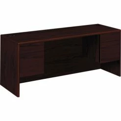 HON&#174 10700 Series Kneespace Credenza, 72"W x 24"D x 29-1/2"H, Mahogany