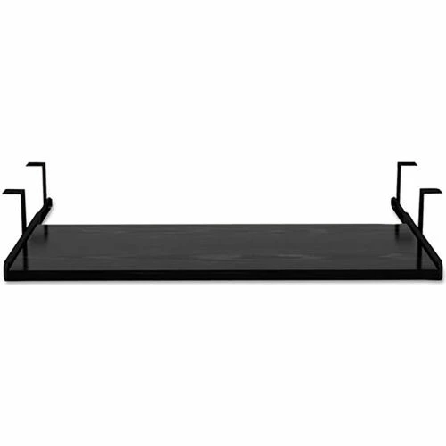 Alera Underdesk Keyboard/Mouse Shelf for Valencia Series - 28" x 12" - Black 2 Alera Underdesk Keyboard/Mouse Shelf for Valencia Series - 28" x 12" - Black - Image 2