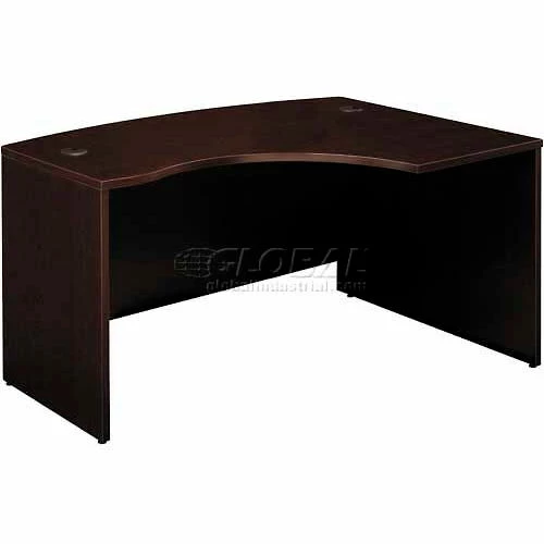 Bush Business Furniture Bush Furniture Right Hand Wood Desk with Bow Front - Mocha Cherry - Series C 3 Bush Business Furniture Bush Furniture Right Hand Wood Desk with Bow Front - Mocha Cherry - Series C - Image 3
